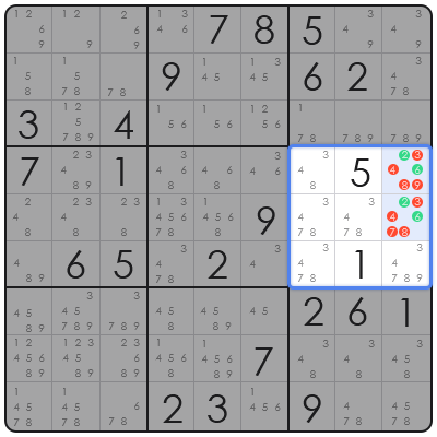 hidden pair sudoku
